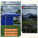 Heavy Duty 10x10 Pop Up Canopy Tent, 1 Canopy Sidewall - Eagle Peak®