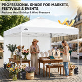 Heavy Duty 10x10 Pop Up Canopy Tent, 1 Canopy Sidewall - Eagle Peak®