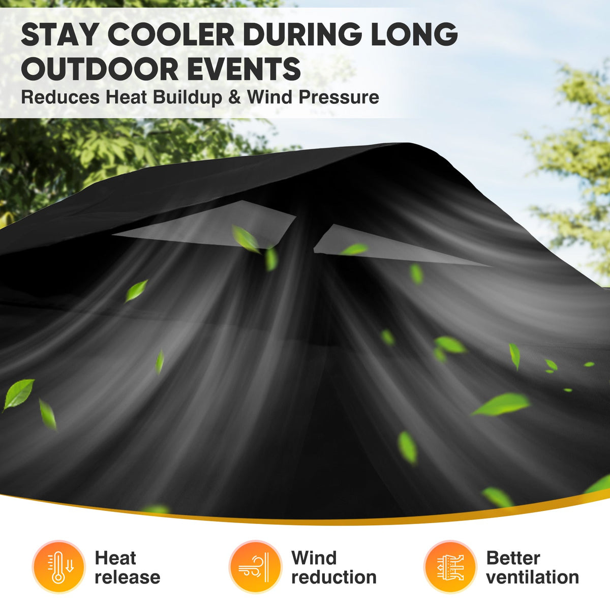 Heavy Duty 10x10 Pop Up Canopy Tent, 4 Canopy Sidewalls - Eagle Peak®