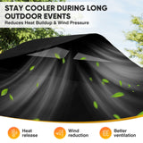 Heavy Duty 10x10 Pop Up Canopy Tent, 4 Canopy Sidewalls - Eagle Peak®