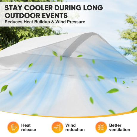 Heavy Duty 10x10 Pop Up Canopy Tent, 4 Canopy Sidewalls - Eagle Peak®