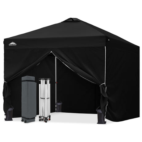 Heavy Duty 10x10 Pop Up Canopy Tent, 4 Canopy Sidewalls - Eagle Peak®