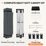 Heavy Duty 10x10 Pop Up Canopy Tent - Eagle Peak®