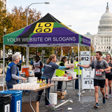 Heavy-Duty Canopy Tent with Your Logo and Custom Design 10x10 ft, CLICK TO CONFIGURE - Package Prices Start at $579.99 - Eagle Peak®