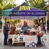 Heavy-Duty Canopy Tent with Your Logo and Custom Design 10x10 ft, CLICK TO CONFIGURE - Package Prices Start at $579.99 - Eagle Peak®