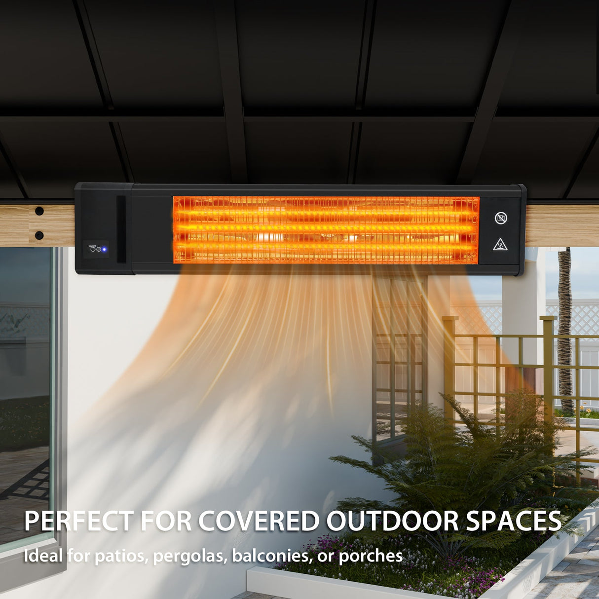 Infrared Patio Heater 1500W Carbon Fiber - Eagle Peak Custom Canopy Tent