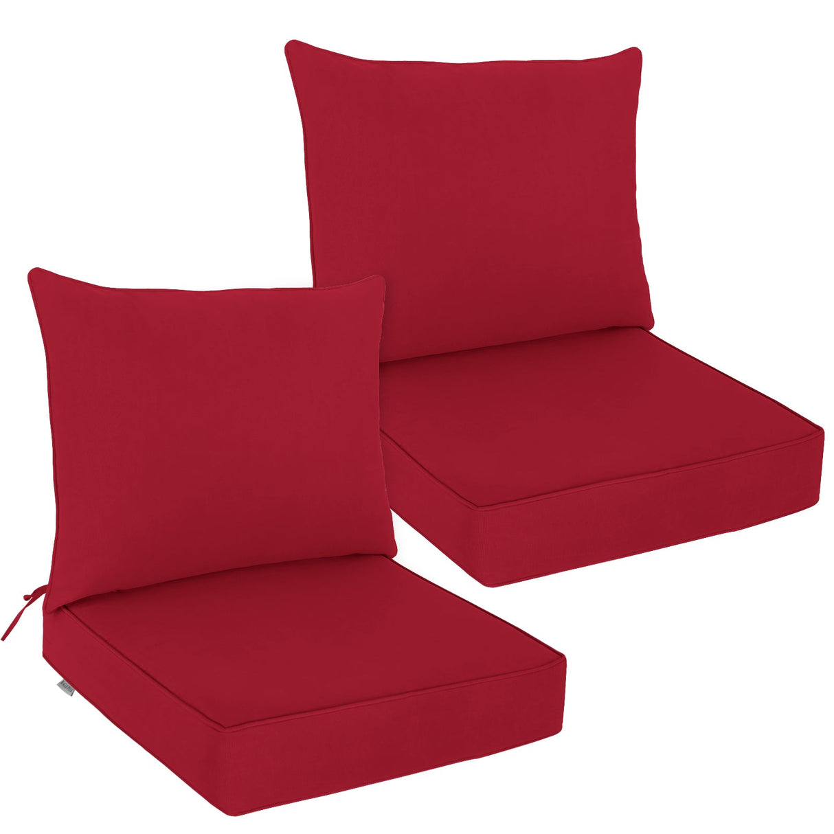Outdoor Deep Seat Cushion Set, 25 x 25 x 5 inch ,Set of 2 - Eagle Peak Custom Canopy Tent