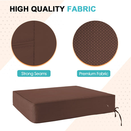 Outdoor Deep Seat Cushion Set, 25 x 25 x 5 inch ,Set of 2 - Eagle Peak Custom Canopy Tent