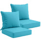 Outdoor Deep Seat Cushion Set, 25 x 25 x 5 inch ,Set of 2 - Eagle Peak