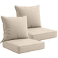 Outdoor Deep Seat Cushion Set, 25 x 25 x 5 inch ,Set of 2 - Eagle Peak