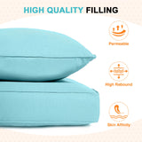 Outdoor Deep Seat Cushion Set, 25 x 25 x 5 inch ,Set of 2 - Eagle Peak Custom Canopy Tent