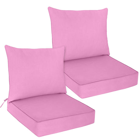 Outdoor Deep Seat Cushion Set, 25 x 25 x 5 inch ,Set of 2 - Eagle Peak Custom Canopy Tent