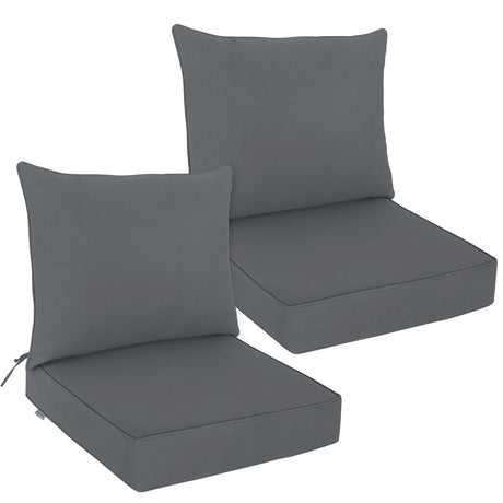 Outdoor Deep Seat Cushion Set, 25 x 25 x 5 inch ,Set of 2 - Eagle Peak Custom Canopy Tent