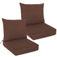 Outdoor Deep Seat Cushion Set, 25 x 25 x 5 inch ,Set of 2 - Eagle Peak Custom Canopy Tent