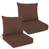 Outdoor Deep Seat Cushion Set, 25 x 25 x 5 inch ,Set of 2 - Eagle Peak Custom Canopy Tent