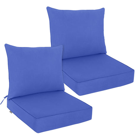 Outdoor Deep Seat Cushion Set, 25 x 25 x 5 inch ,Set of 2 - Eagle Peak Custom Canopy Tent