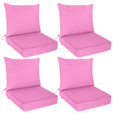 Outdoor Deep Seat Cushion Set, 25 x 25 x 5 inch, Set of 4 - Eagle Peak Custom Canopy Tent