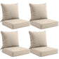 Outdoor Deep Seat Cushion Set, 25 x 25 x 5 inch, Set of 4 - Eagle Peak