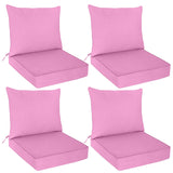 Outdoor Deep Seat Cushion Set, 25 x 25 x 5 inch, Set of 4 - Eagle Peak Custom Canopy Tent