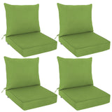 Outdoor Deep Seat Cushion Set, 25 x 25 x 5 inch, Set of 4 - Eagle Peak Custom Canopy Tent
