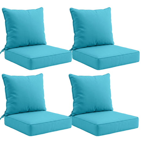Outdoor Deep Seat Cushion Set, 25 x 25 x 5 inch, Set of 4 - Eagle Peak