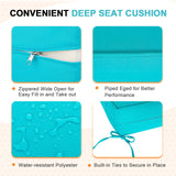 Outdoor Deep Seat Cushion Set, 25 x 25 x 5 inch, Set of 4 - Eagle Peak Custom Canopy Tent