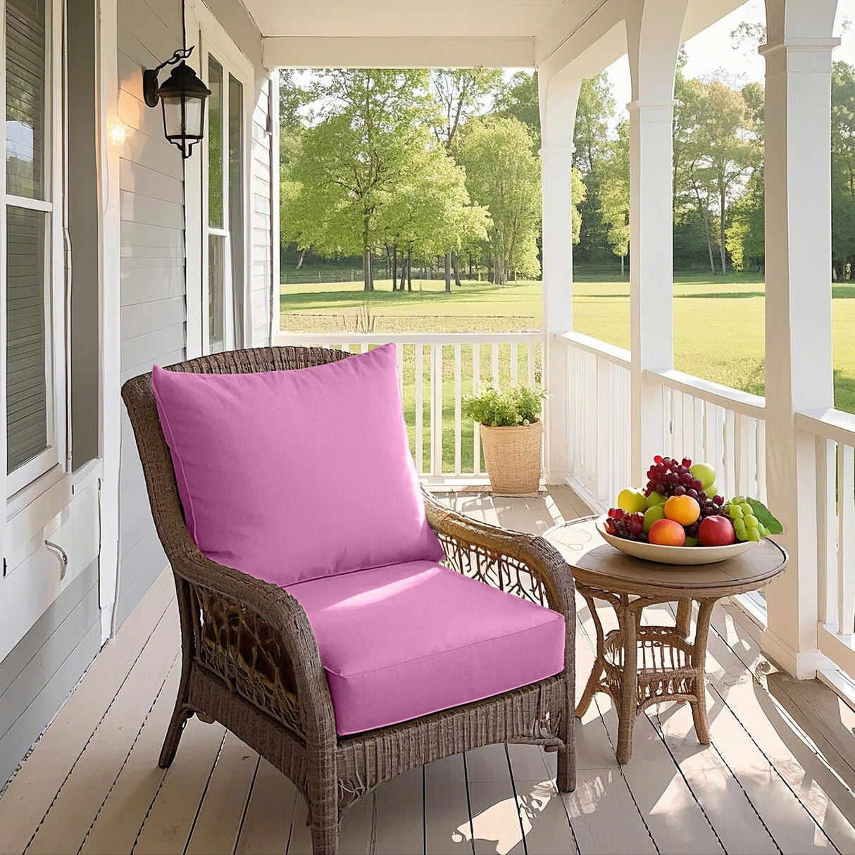 Outdoor Deep Seat Cushion Set, 25 x 25 x 5 inch, Set of 4 - Eagle Peak Custom Canopy Tent