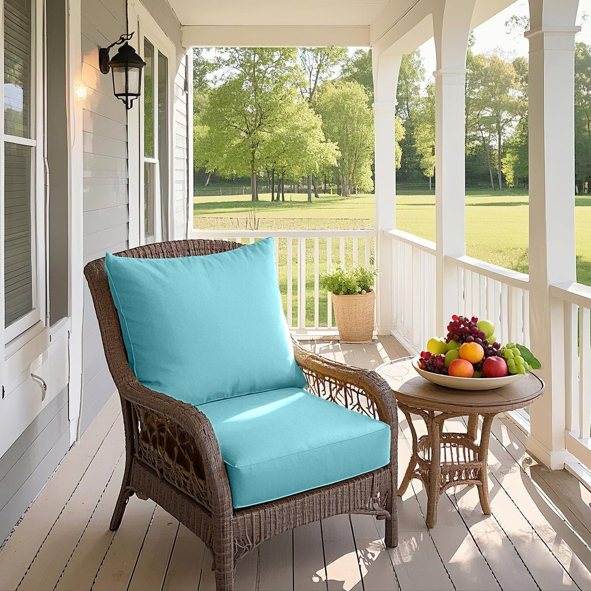 Outdoor Deep Seat Cushion Set, 25 x 25 x 5 inch, Set of 4 - Eagle Peak Custom Canopy Tent