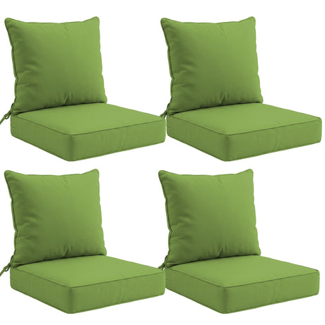 Outdoor Deep Seat Cushion Set, 25 x 25 x 5 inch, Set of 4 - Eagle Peak