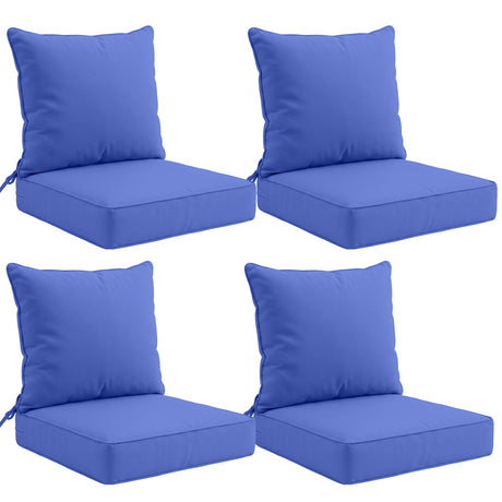 Outdoor Deep Seat Cushion Set, 25 x 25 x 5 inch, Set of 4 - Eagle Peak