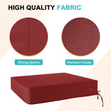 Outdoor Deep Seat Patio Seat Cushion Set, 25x25x5 inch, 2 - Piece Back Chair Cushion - Eagle Peak Custom Canopy Tent