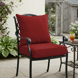 Outdoor Deep Seat Patio Seat Cushion Set, 25x25x5 inch, 2 - Piece Back Chair Cushion - Eagle Peak