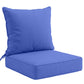 Outdoor Deep Seat Patio Seat Cushion Set, 25x25x5 inch, 2 - Piece Back Chair Cushion - Eagle Peak