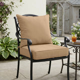 Outdoor Deep Seat Patio Seat Cushion Set, 25x25x5 inch, 2 - Piece Back Chair Cushion - Eagle Peak