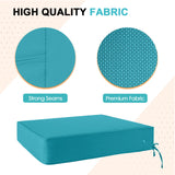 Outdoor Deep Seat Patio Seat Cushion Set, 25x25x5 inch, 2 - Piece Back Chair Cushion - Eagle Peak Custom Canopy Tent