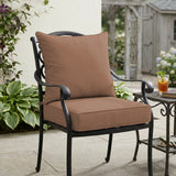 Outdoor Deep Seat Patio Seat Cushion Set, 25x25x5 inch, 2 - Piece Back Chair Cushion - Eagle Peak