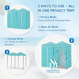 Outdoor Pop Up Changing Room 8x4 ft - Eagle Peak Custom Canopy Tent