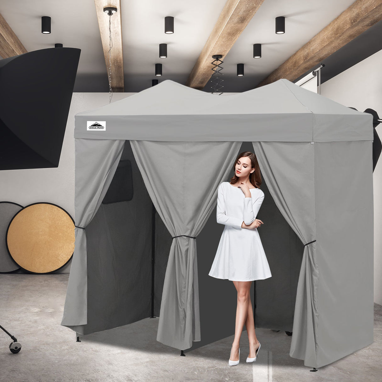 Outdoor Pop Up Changing Room 8x4 ft - Eagle Peak Custom Canopy Tent
