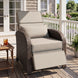 Outdoor Wicker Recliner Chair with Footrest - Eagle Peak®