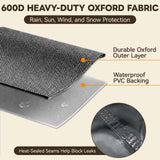 Patio Furniture Cover, 2 Ottomans 37''W×29.5''D×16.5''H - Eagle Peak®