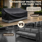 Patio Furniture Cover, 3 Seat Couch 76''W×30.5''D×31.5''H - Eagle Peak®