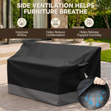 Patio Furniture Cover, Large Loveseat 66''W×29.5''D×29.5''H - Eagle Peak®
