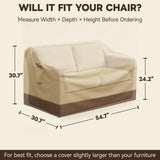 Patio Furniture Cover, Medium Loveseat 54.5''W×30.5''D×30.5''H - Eagle Peak®