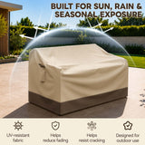 Patio Furniture Cover, Medium Loveseat 54.5''W×30.5''D×30.5''H - Eagle Peak®