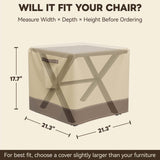 Patio Furniture Cover, Side Table 21''W×21''D×17.5''H - Eagle Peak®