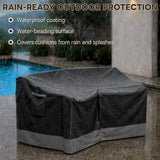 Patio Furniture Cover, Small Loveseat 35.5''W×29.5''D×29.5''H - Eagle Peak®