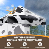 Pop up Canopy 5x5 with One Removable Sunwall, Carry Bag Included - Eagle Peak Custom Canopy Tent