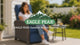 Outdoor Wicker Recliner Chair with Footrest