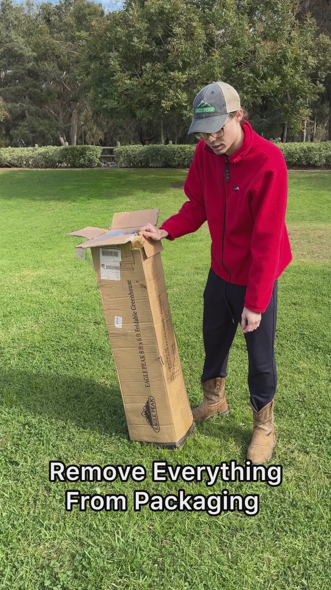 Easy Setup 8x6 Instant Pop Up Greenhouse – Eagle Peak