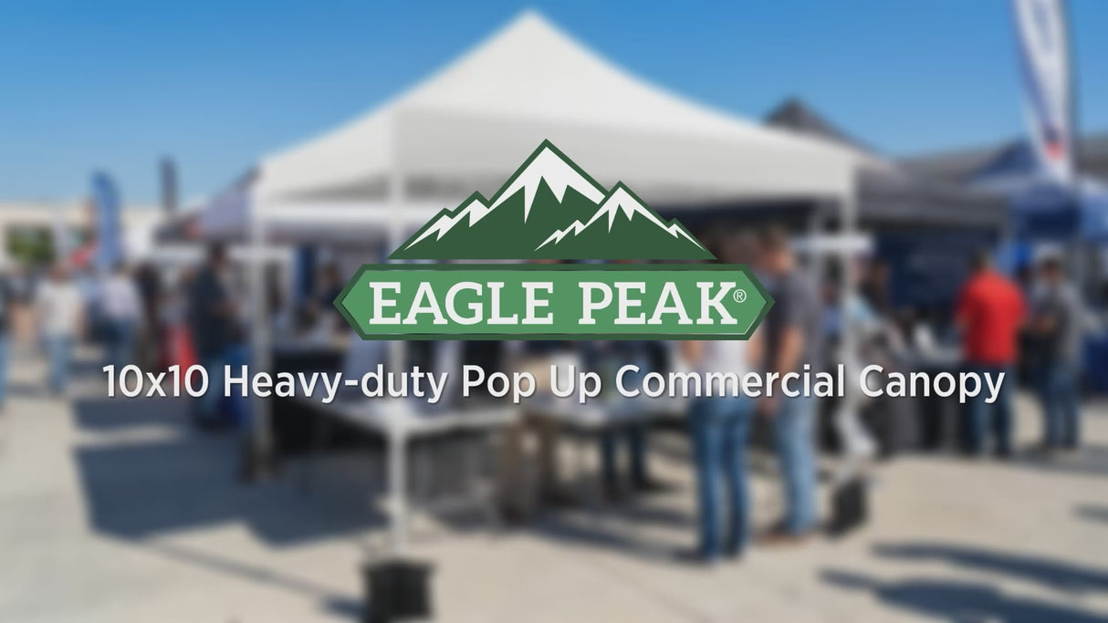 10x10 Heavy Duty Pop up Commercial Canopy Tent